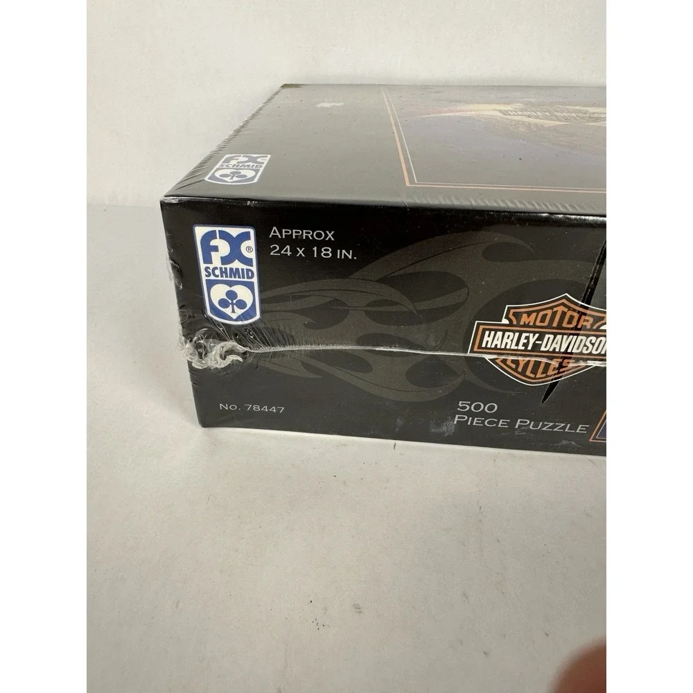 Harley Davidson Motorcycles Jigsaw Puzzle 500 Piece NIB 24x18  FX Schmid SEALED